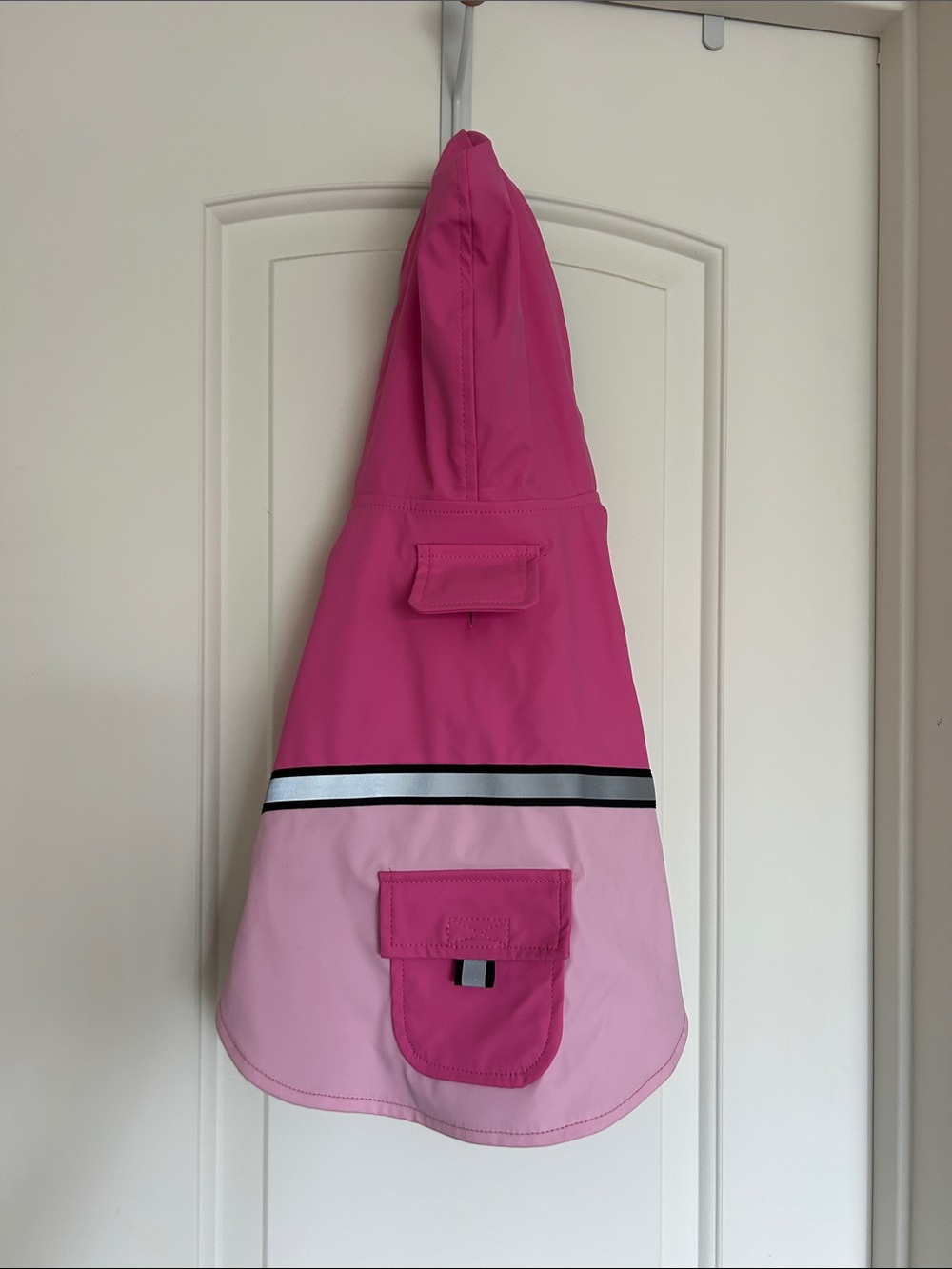 Fleece Lined Hooded Raincoat for Dogs